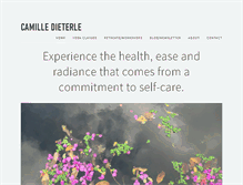 Tablet Screenshot of camilledieterle.com